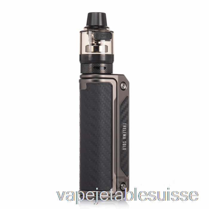 Vape Suisse Perdu Vape Thelema Solo 100w Kit De Démarrage Gunmetal / Fibre De Carbone